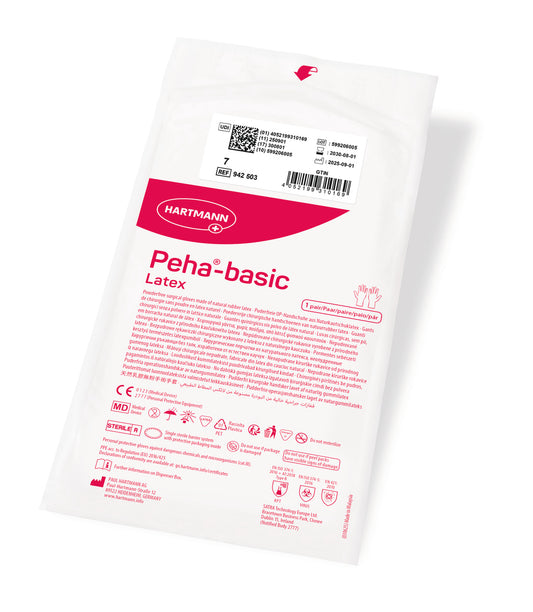 Peha Basic Gr. 7 Latex, steril von Paul Hartmann, Ansicht 2 von 2