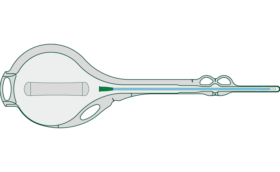 IQ Cath Katheter 43cm CH14 mit Urinbeutel