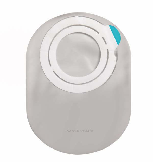 Sensura Mio Flex Beutel Midi 400ml, Haftring 35mm, lichtgrau