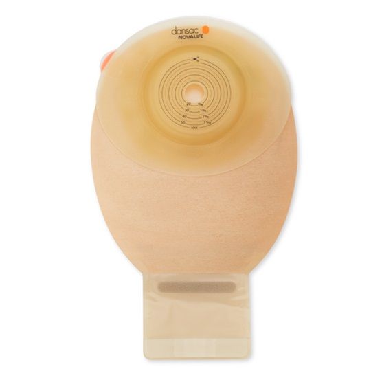 Dansac Aufstreifbeutel Ileo; 520ml; 30mm; hautfarben