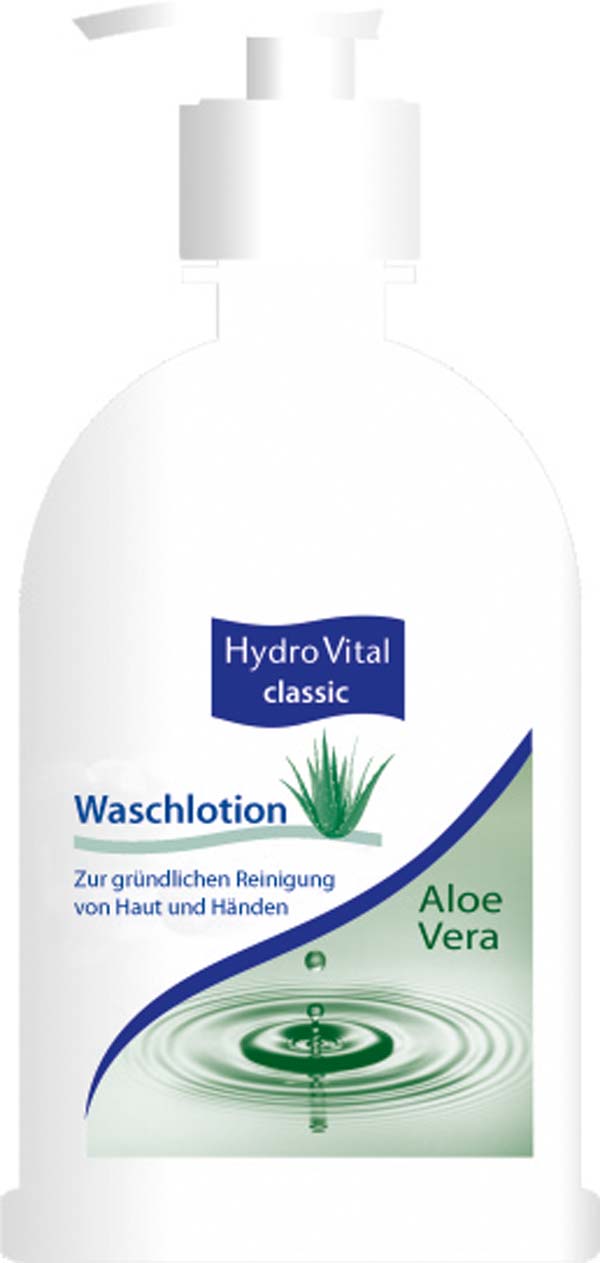 Hydrovital Waschlotion 500ml Classic, Aloe Vera von Sangro Medical Service