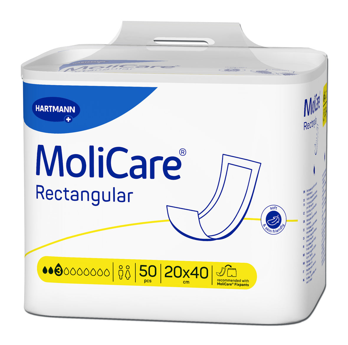 Molicare Rectangular 3 20x40cm