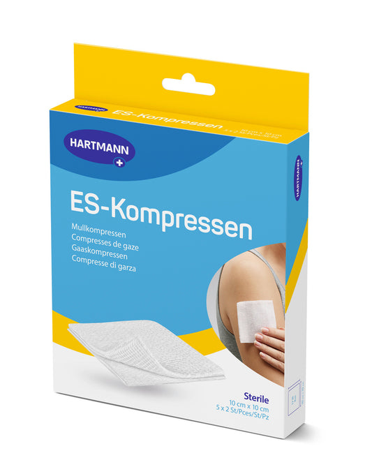 ES Kompressen 10x10cm (à 20x5) 12F steril von Paul Hartmann