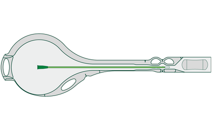 IQ Cath Katheter 43cm CH14 mit Urinbeutel