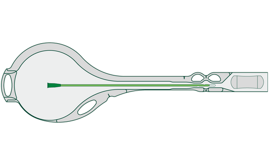 IQ Cath Katheter 43cm CH14 mit Urinbeutel