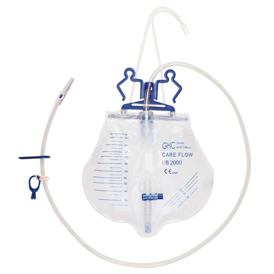Bettbeutel 2000ml 120cm steril von GHC German Health Care
