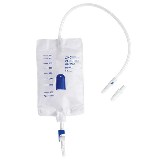Care Flow Beinbeutel 750ml 50cm steril; mit Kippventil