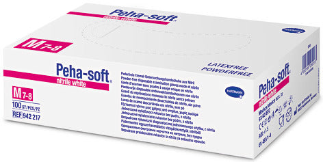 Peha Soft nitrile white L