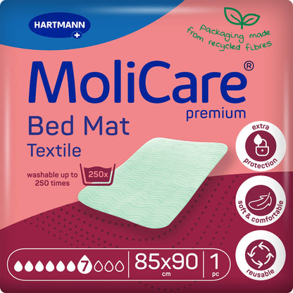 Molicare Premium Bed Mat Textile 7 85x90cm