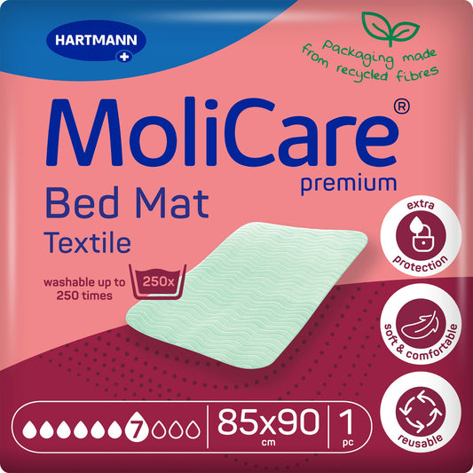 Molicare Premium Bed Mat Textile 7 85x90cm