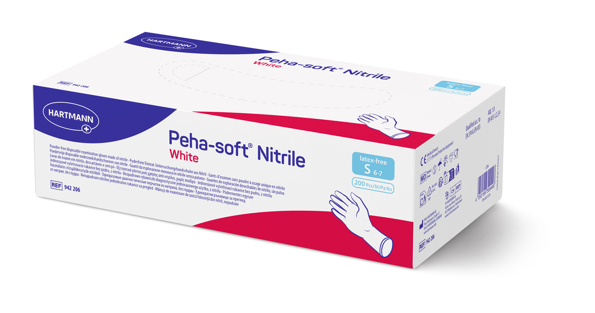 Peha Soft nitrile white S