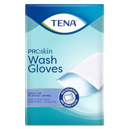 Tena Wash Glove mit Plastic Lining
