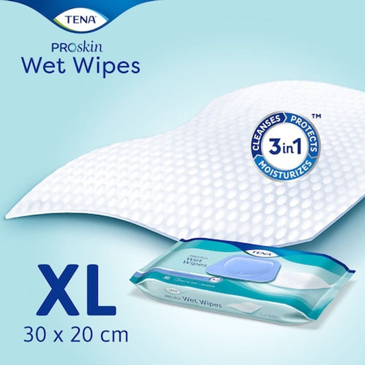 Tena Wet Wipe 3in1