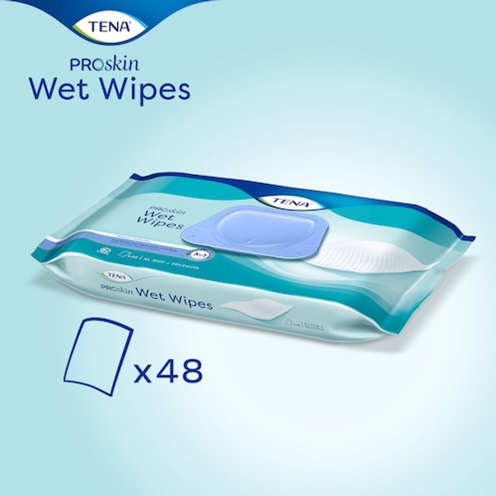 Tena Wet Wipe 3in1