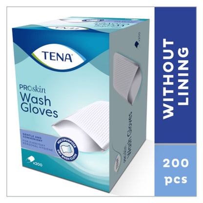 Tena Wash Glove mit Plastic Lining