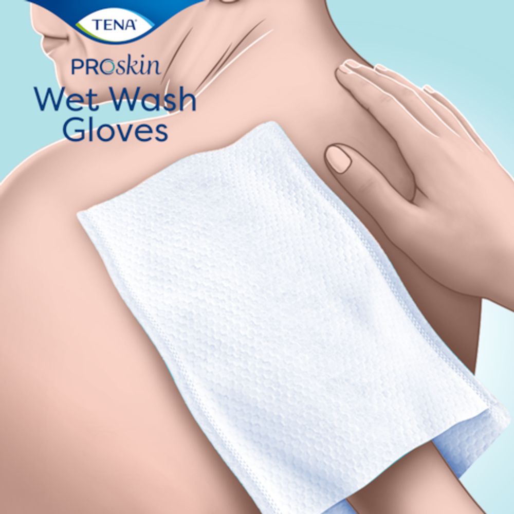 Tena Wet Wash Glove