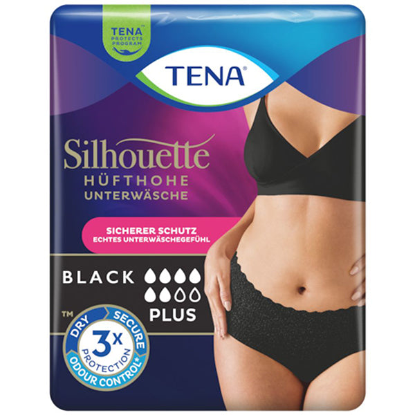 TENA Silhouette Plus Black M by TENA/Essity