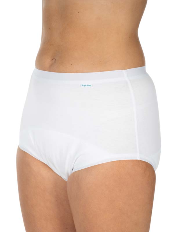 Suprima Inkontinenzhose Art.245 Baumwollslip weiß Gr.44